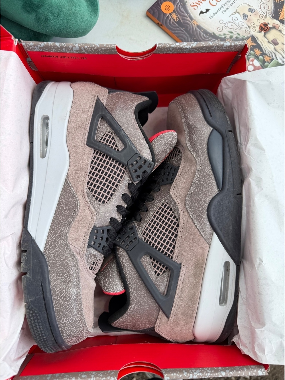 Air Jordan 4 Retro Taupe Haze Sneakers - Classic Style Meets